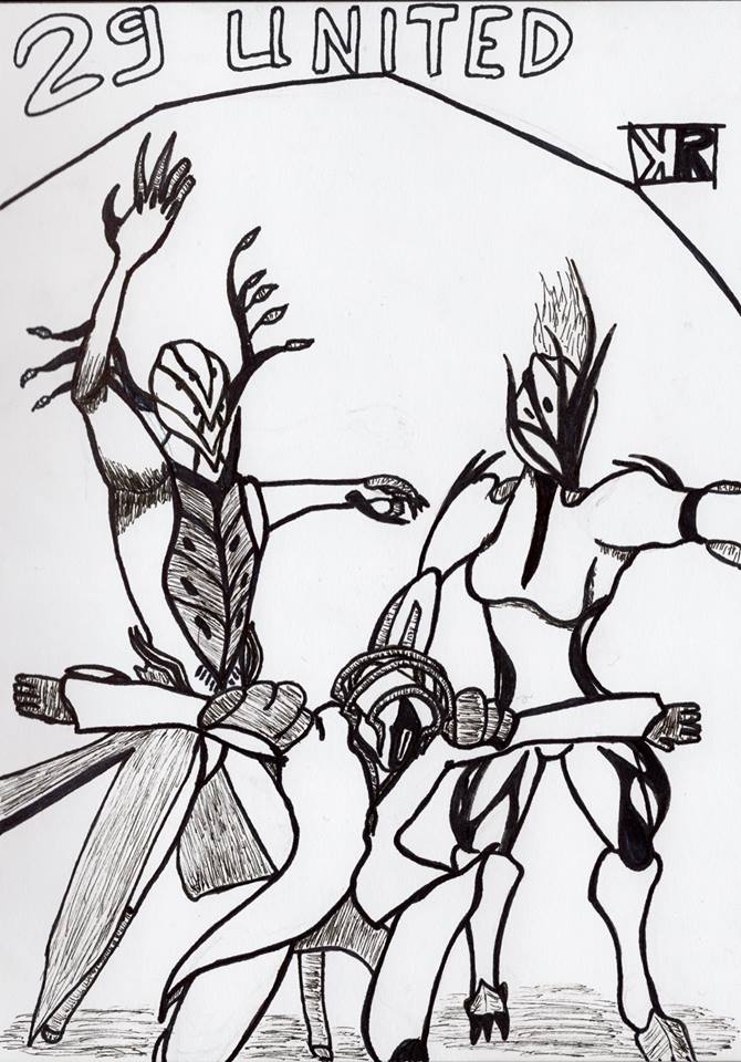 Nicolas_Bordier's tweet photo. Day 29 - United #warframe #warframeinktober #Inktober #inktober2017 #oberon #frost #ember https://t.co/G0iv0EUahW