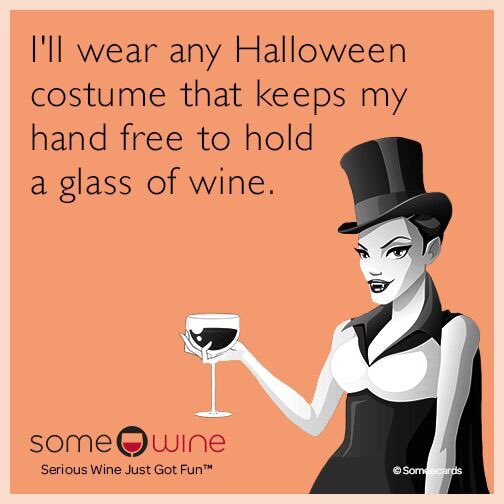 WineSideGang's tweet photo. Got #HalloweenCostume ideas? Keep that hand free for the #wineglass. #winetime #Halloween #pouraglassofwine https://t.co/2Eu1oxuaOC