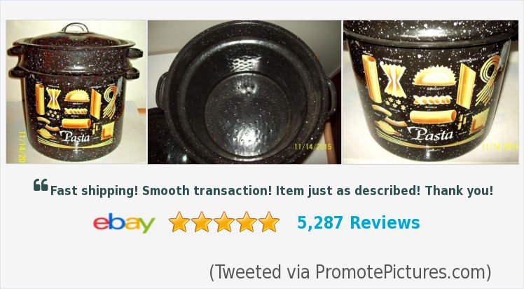 RETROSpidycents's tweet photo. VTG 3PC #Enamel #PASTAPOT #macaroni #Cooking Pot Strainer #SAUSE POT | eBay 
https://t.co/ygdJ0zVNkj
(Tweeted via https://t.co/ENDWJp7gxx) https://t.co/10hbmY624S