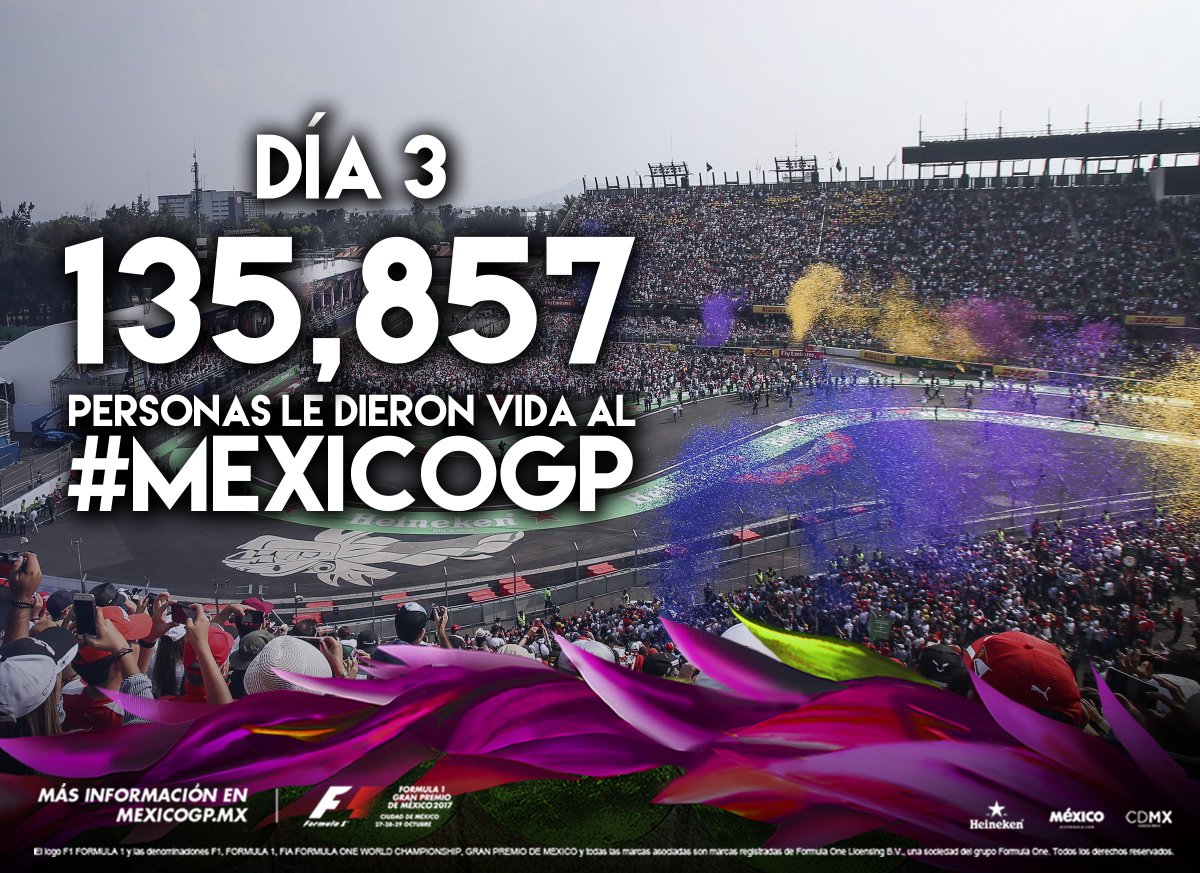 mexicogp's tweet photo. ¡Gracias por tu asistencia!🇲🇽
El evento fue 1 éxito y estamos ansiosos para que llegue el #MexicoGP 2018 y vivir la experiencia de nuevo. 😁🎉 https://t.co/Lu55ZDZWyP