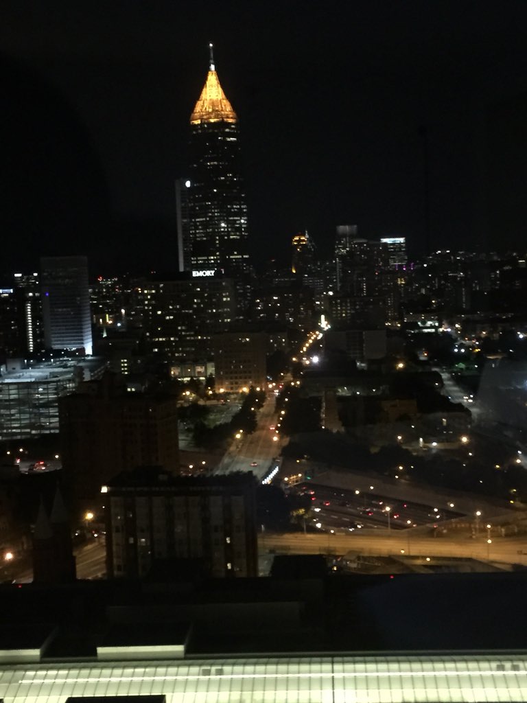MrsKDHarris's tweet photo. My view of ATL at #Inst17 https://t.co/fd5u5aORXY