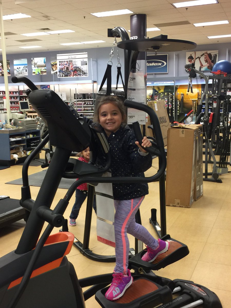 JenMcD09's tweet photo. @MissBin103 Dani helped Mom &amp; Dad shop for new exercise equipment &amp; played on the playground https://t.co/9UjfhSzadK