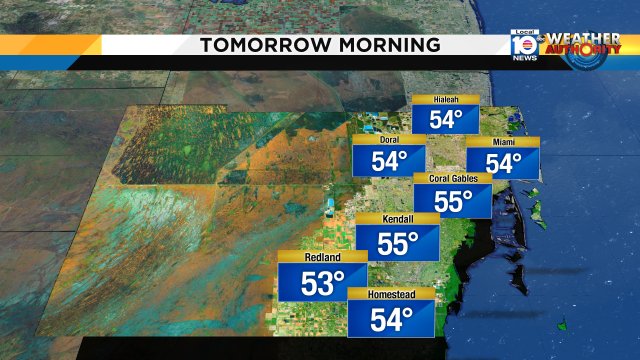 We won't be far from a record-cool night in some spots... Crisp & cool out the door for your Monday! https://t.co/dB4WEnO3FA