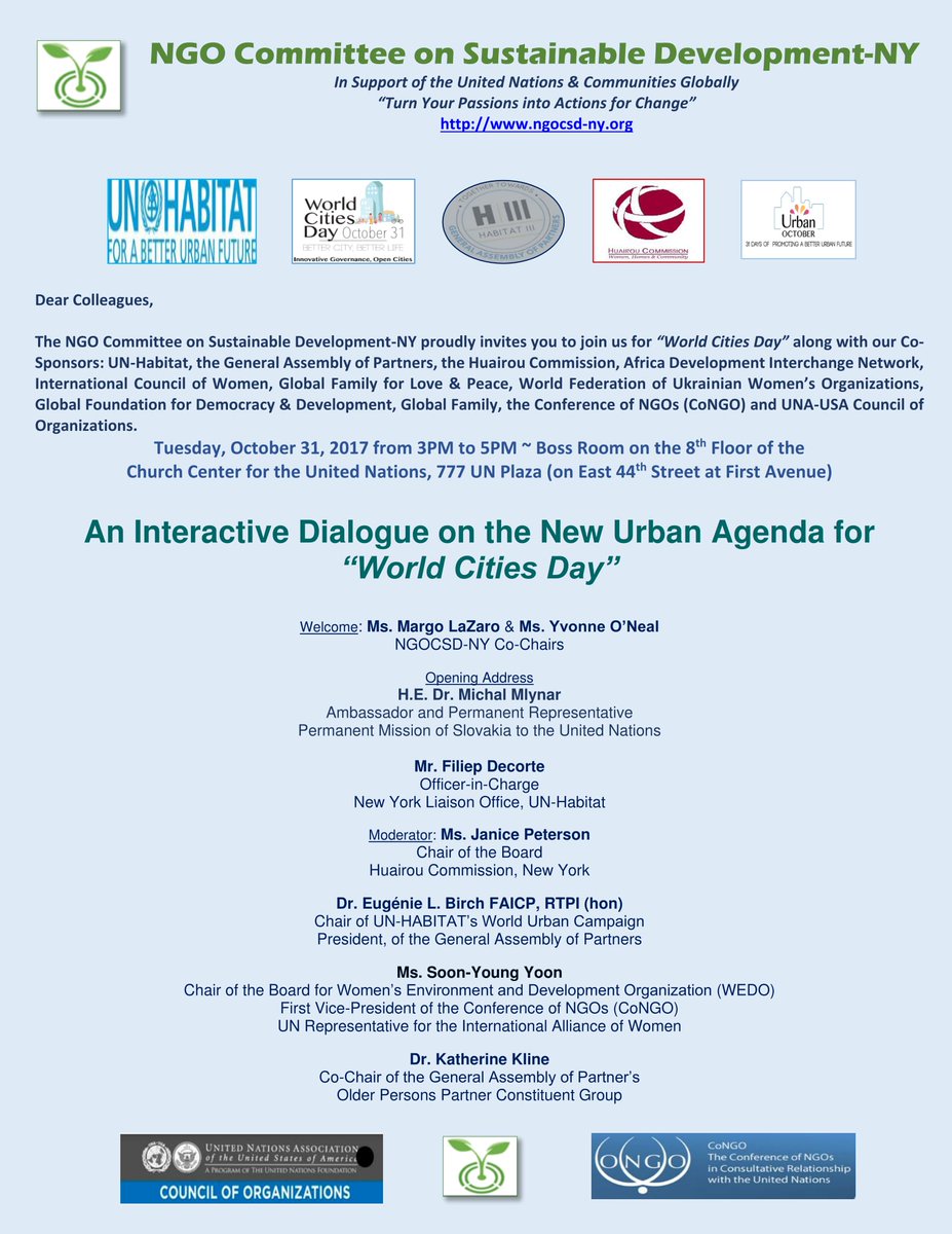 We are happy to invite you to our monthly meeting on October 31