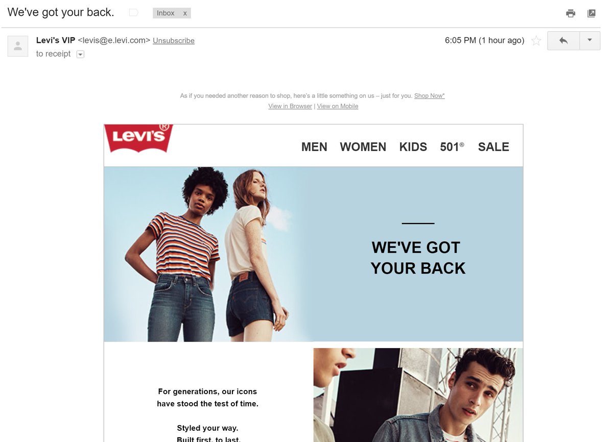 levis web shop