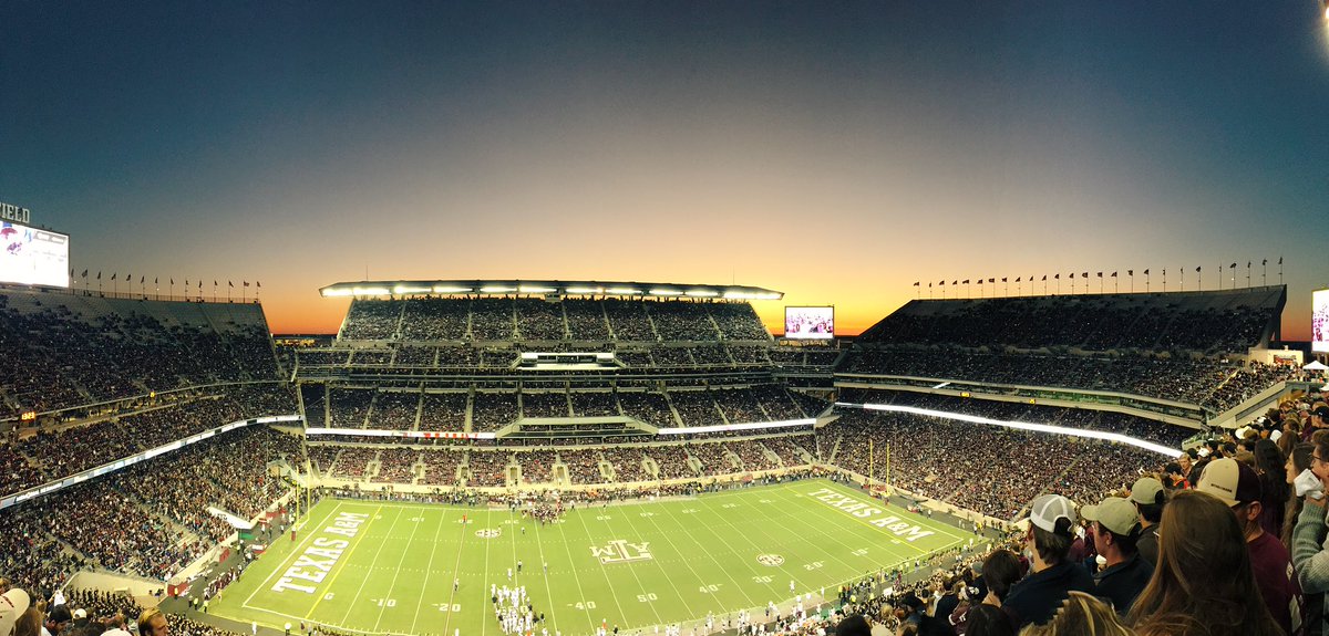 bless college football games 🌅