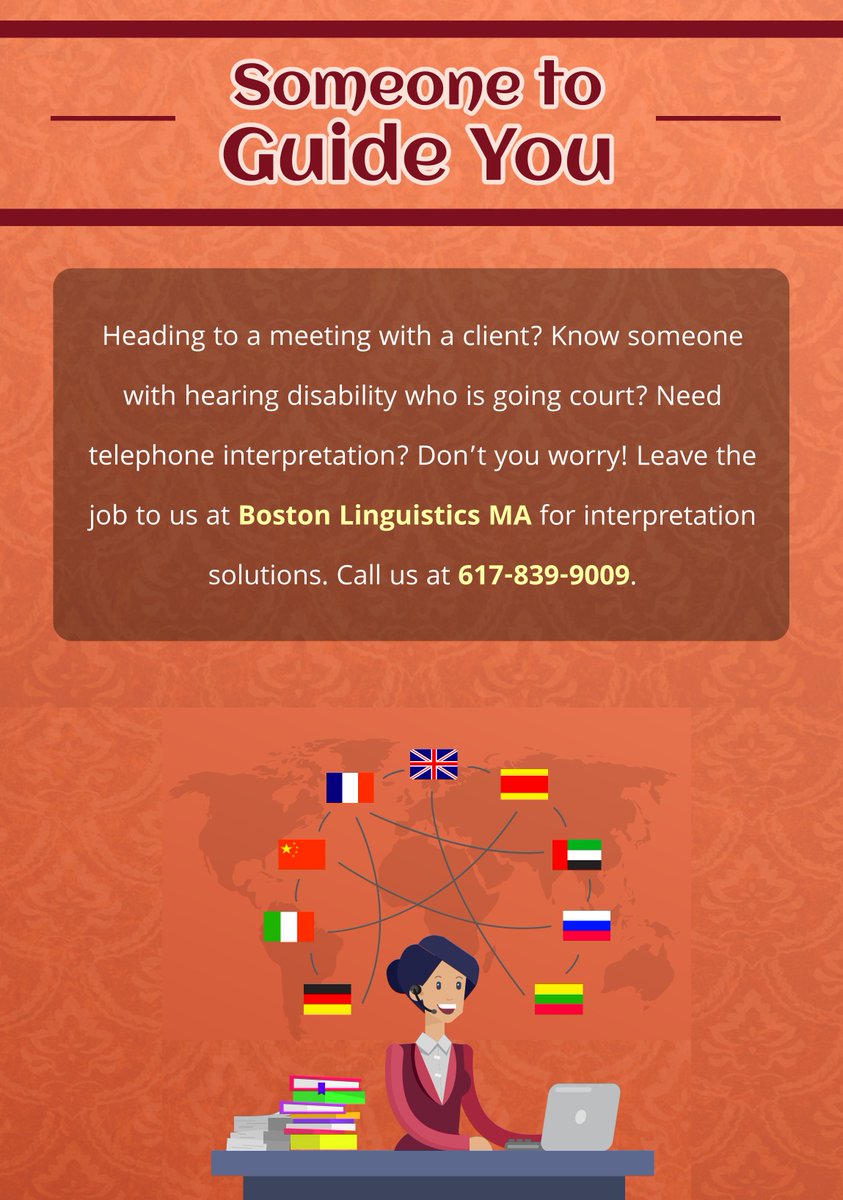 BostonLingMa's tweet photo. Someone to Guide You 
#BostonLinguisticsMA #interpreters 

https://t.co/zpC2AsMAwV https://t.co/9PuocVzEyQ