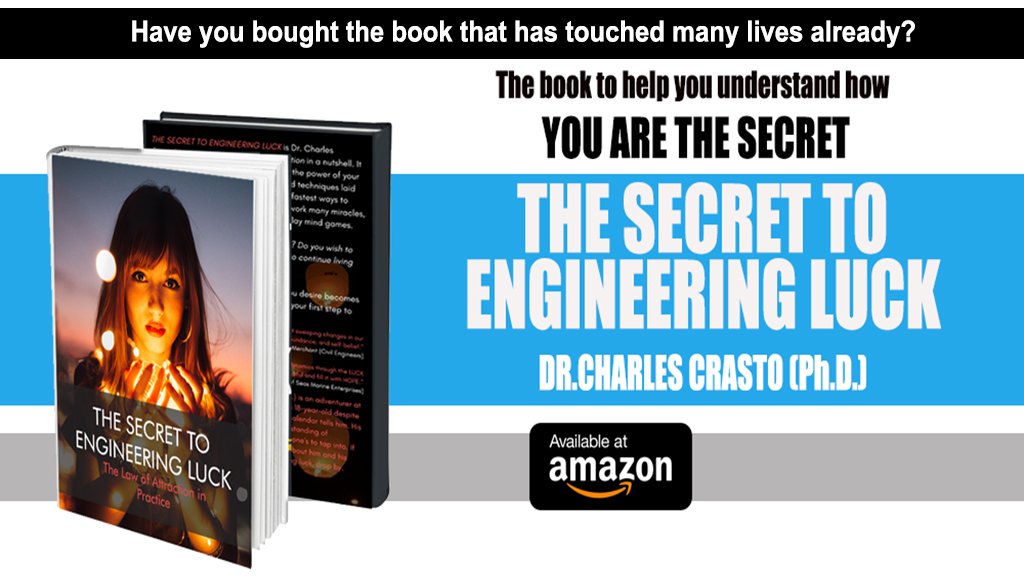 LuckEngineering's tweet photo. Have you bought the book that has touched many lives already?No? What are you waiting for?#luckengineering #kindle #amazon @LuckEngineering https://t.co/NXqoe2oioU