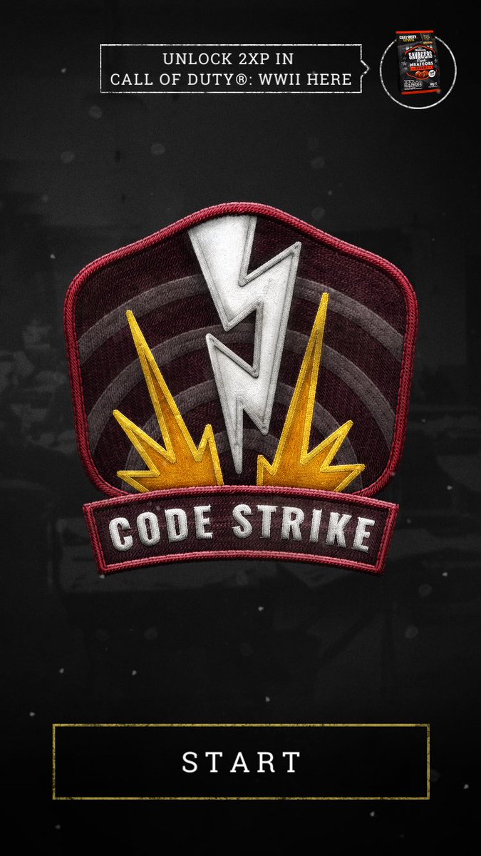 CrazySteveC's tweet photo. I finally got #CodeStrike working in Canada and now it’s time too earn double XP codes for #CODWWII https://t.co/6lCOwzgG9W