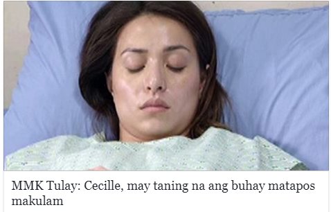 ABSCBN's tweet photo. Nang dahil sa inggit ni Myrna,ito ang sinapit ni Cecille. Balikan ang kanyang naging reaksyon DITO: #MMKFightForLife https://t.co/vvdmKNkDlu https://t.co/tQxMvLL3po