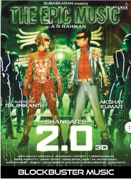 Here is an exclusive new poster of #2Point0 - @superstarrajini @akshaykumar @iamAmyJackson