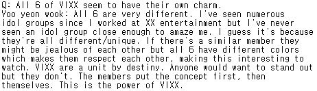 jwoonies's tweet photo. the way people and the media talk about vixx, its not about popularity but how their hearts haven't changed towards the band and to others https://t.co/WdHcBmTRmr