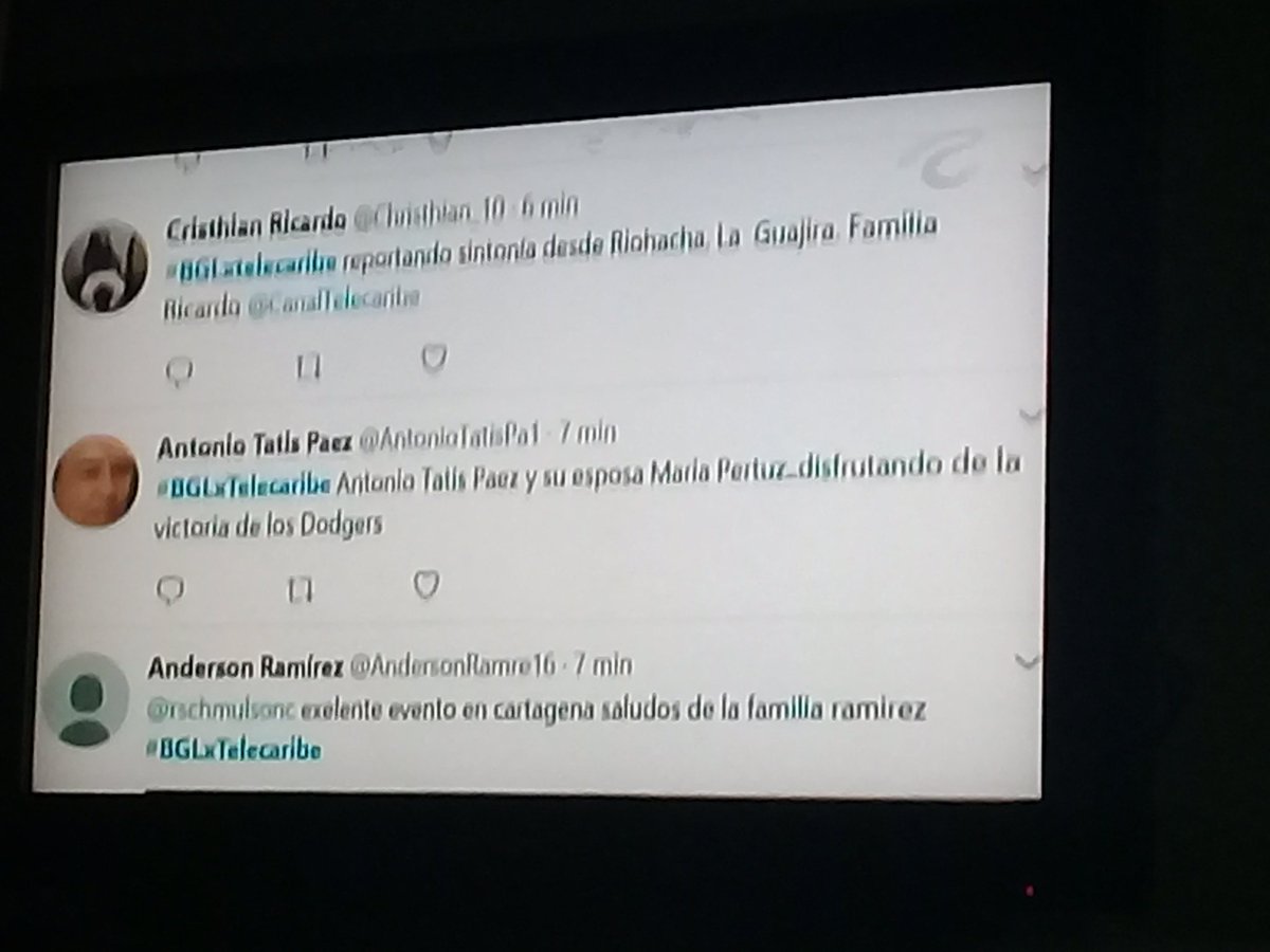 ExcelsaAna's tweet image. #BGLxTelecaribe SALUDOS a don Marcos Pérez.  Desde el corregimiento de BONDA en Santa Marta.