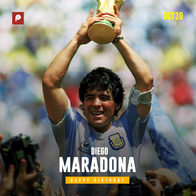 Happy birthday to a legend of the game, the one and only Diego Armando Maradona. 