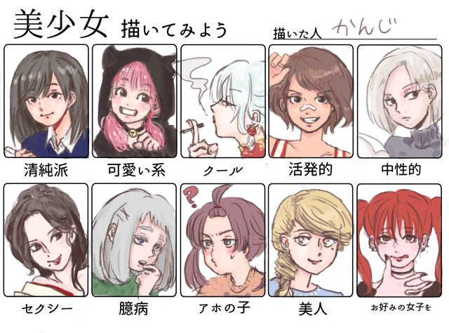 美少女描いてみよう 74ページ目 Togetter