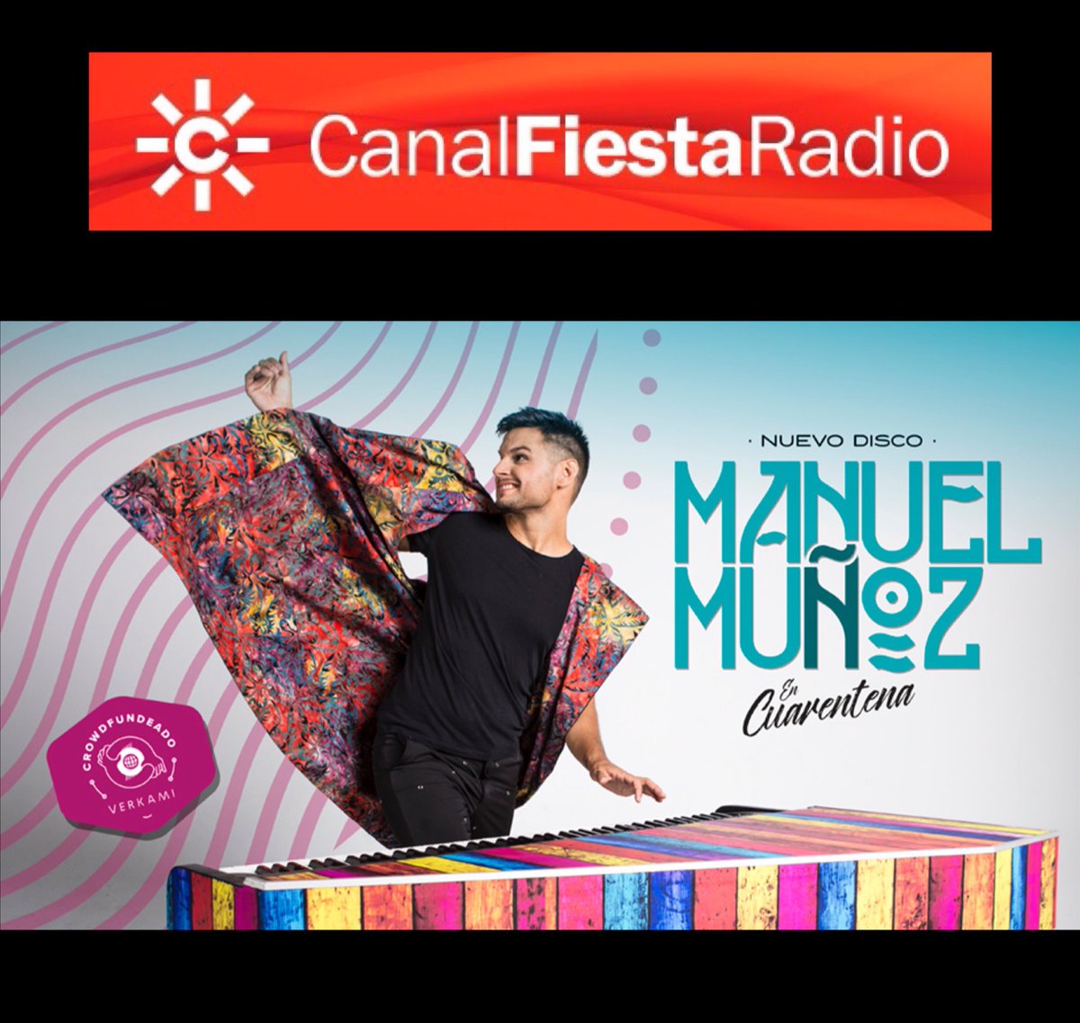 manuelmunozmm's tweet photo. Desayunando en #AndaLevantaL30 @canalfiesta @ertrivi69 Presentamos este nuevo proyecto #EnCuarentena 
#Lunes https://t.co/AaHBDoqKWO