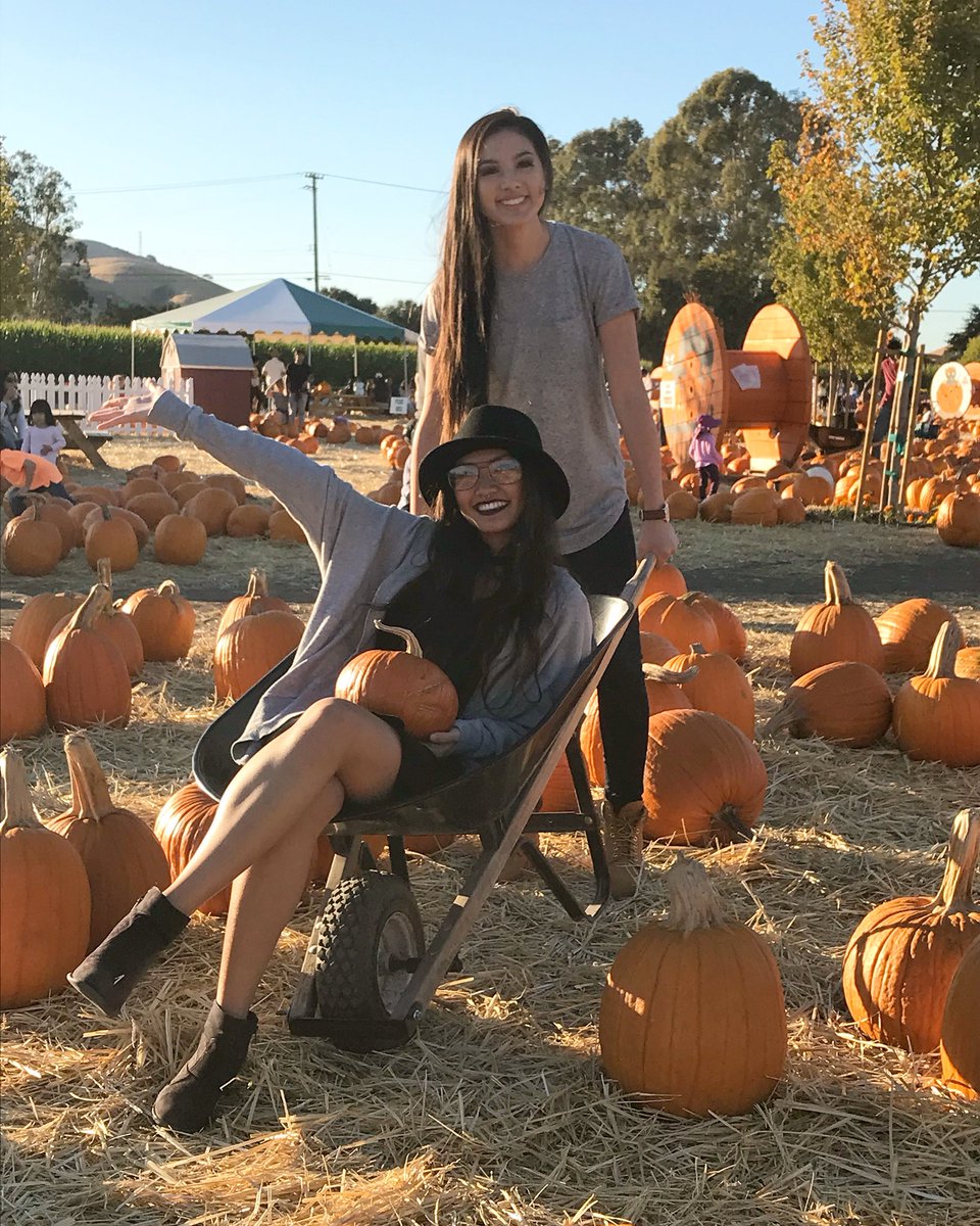 Lesbiasianz's tweet photo. A pumpkin for my pumpkin ๐๐ #thatwascheesy #ew haha https://t.co/MiNf0y32dn
