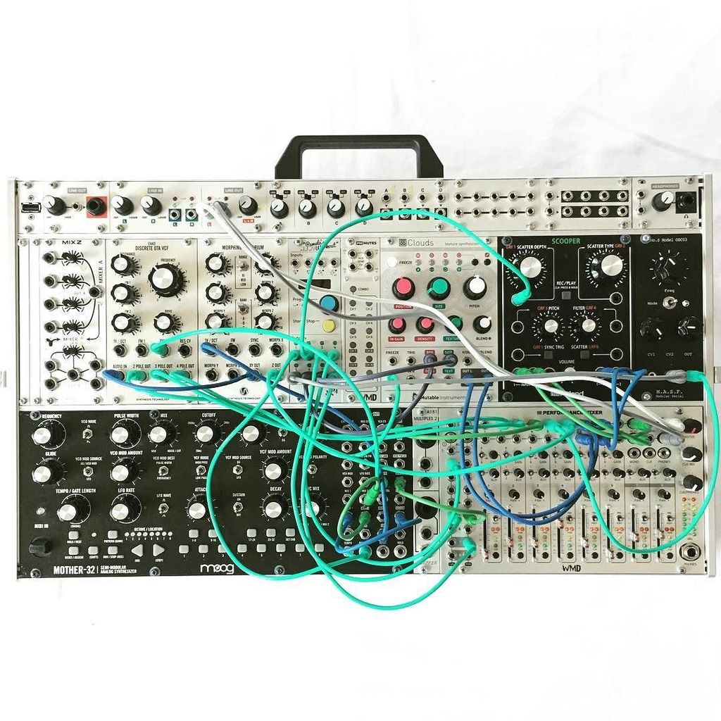 sugawarakazuki's tweet photo. my #modularsynth rev.5
.
.
本日はmajikoさんワンマンライブリハーサルでした。
.
#intellijel #synthesistechnology #eurorack #moog #wmdevi… https://t.co/E0xr8Pz0Pj https://t.co/n9QJUT15ZV
