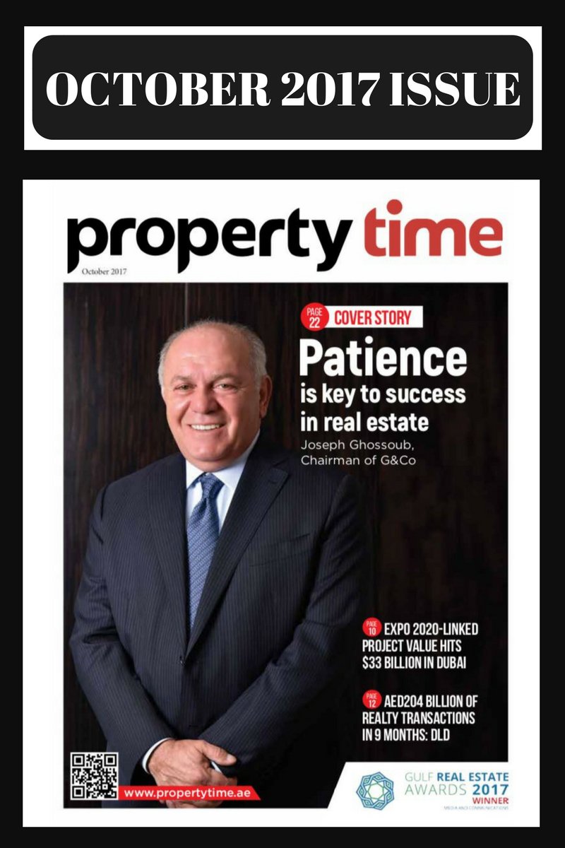 propertytime_ae's tweet photo. Exclusive interview with Joseph Ghossoub, Chairman of G&amp;Co
Read more at: https://t.co/tBc8xqgPEF
#Dubai #PropertyTime #RealEstate #GandCo https://t.co/idAhuCdsuN