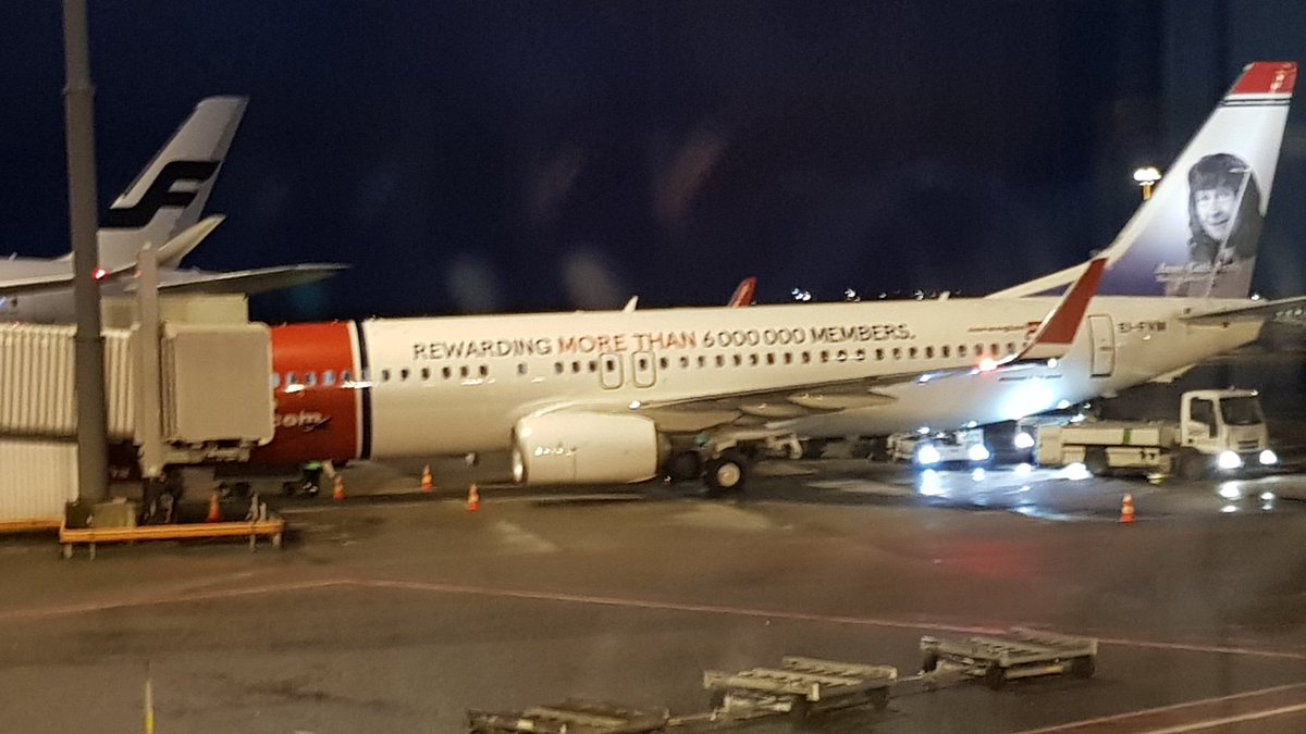 ayatesinfo's tweet photo. Spotted this at Helsinki airport this morning #norwegianreward https://t.co/OpxxsLj2R7