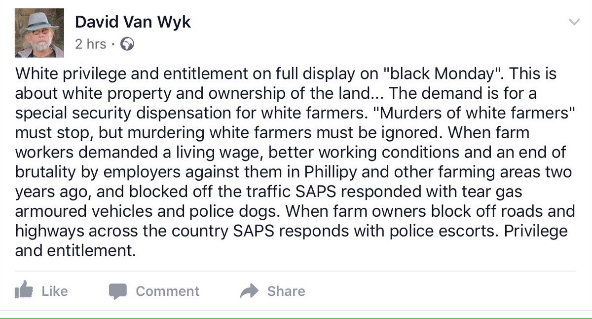 UnmovedLee's tweet photo. David van Wyk said it best

#Blackmonday https://t.co/JzecxUX12u