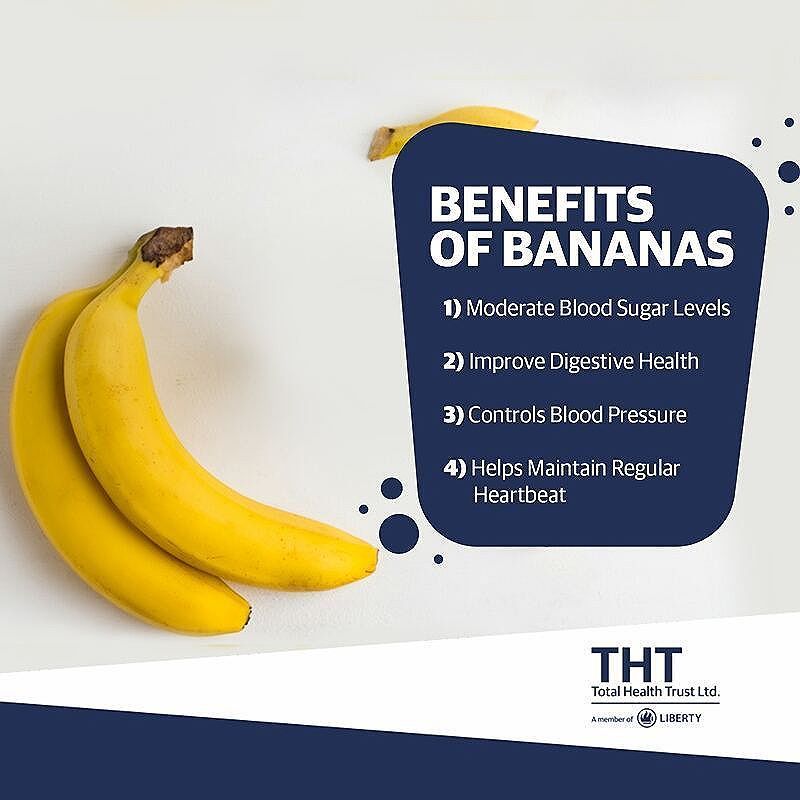 THTcares's tweet photo. Need to restore and maintain regular bowel movement? Try taking some bananas today⠀
#healthbenefits #wellness https://t.co/PpdQoQxLzH