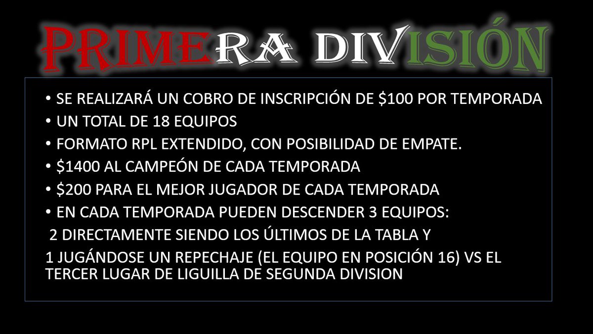 LIGA_CRMX's tweet photo. Cambios en la liga!!!!! https://t.co/jHMYjEnHTs
