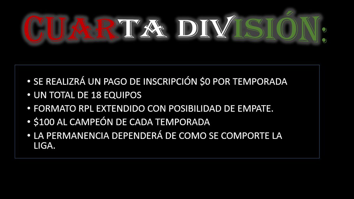 LIGA_CRMX's tweet photo. Cambios en la liga!!!!! https://t.co/jHMYjEnHTs