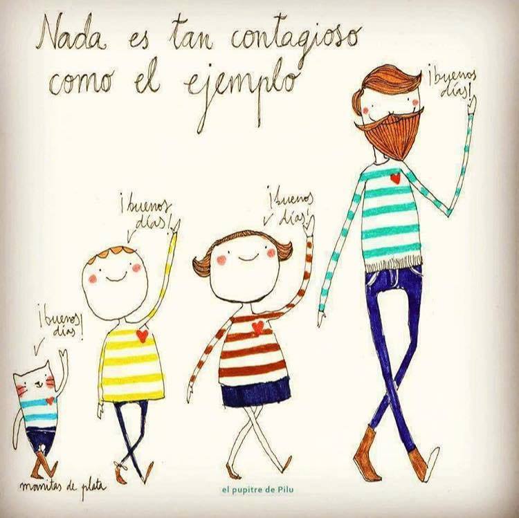 integratekedu's tweet photo. Aunque no lo parezca, el ejemplo que damos a nuestros niños y niñas es más importante de lo que nos pensamos. #educación #familia https://t.co/bdVzMekE78