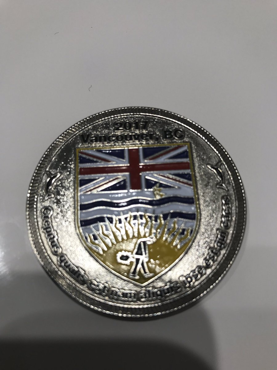 adeymayhew_'s tweet photo. Challenge coin time @LifeguardsWB @drpaddymorgan @watersafetydan #wcdp2017 https://t.co/a2EUBmaLiT