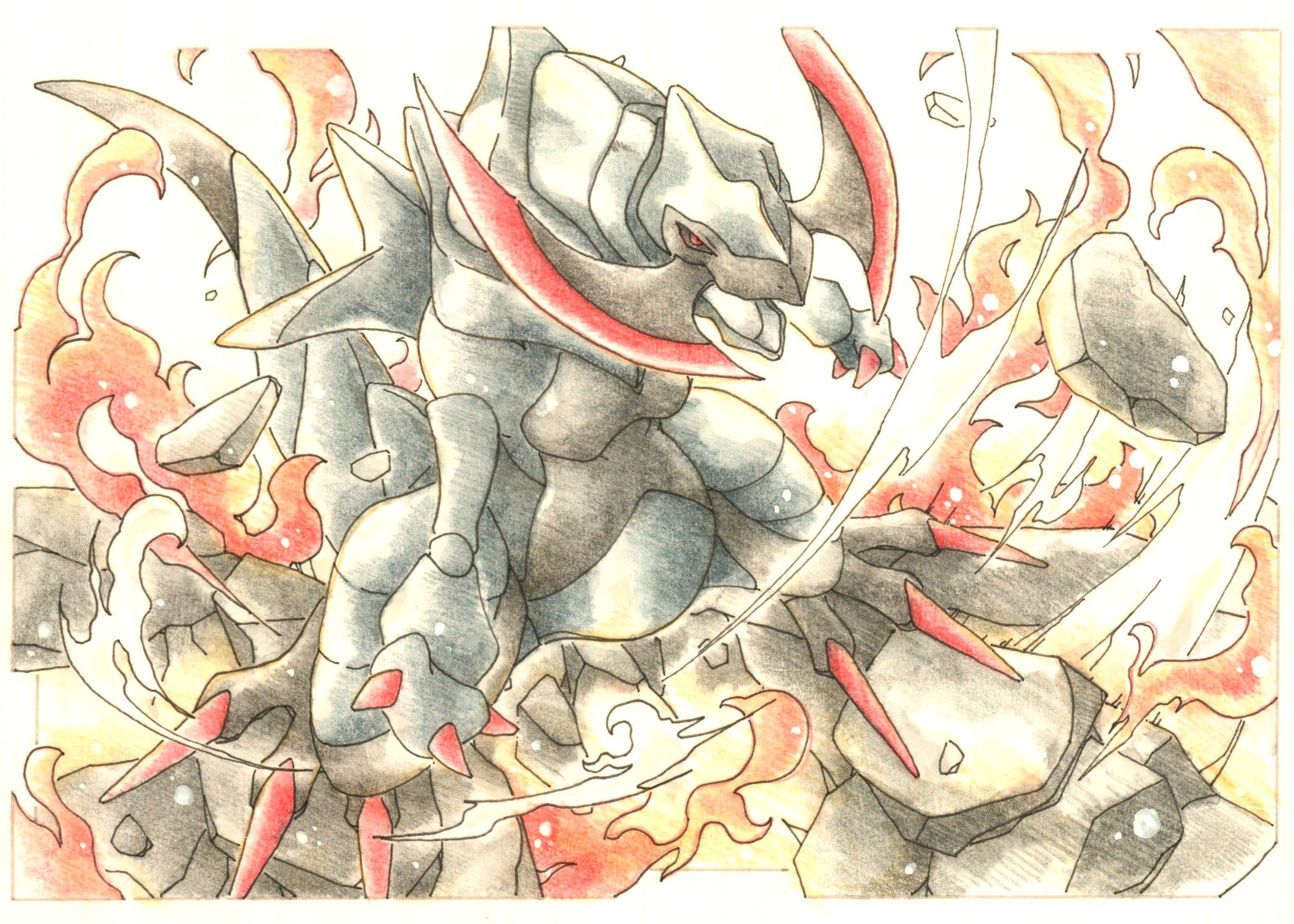 Inori 移転しました 今日のポケモン図鑑 ｎｏ ５８７ オノノクスの げきりん T Co Fapfp8nx1x Twitter