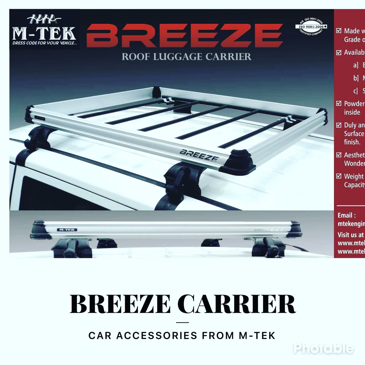 MTekEng's tweet photo. BREEZE CARRIER FROM M-TEK
#carrier #travel #safetyfirst #caraccessories #mtek #pune #luggage #stylecar #marutisuzuki #toyotataindia https://t.co/hWjr4Lfwnv