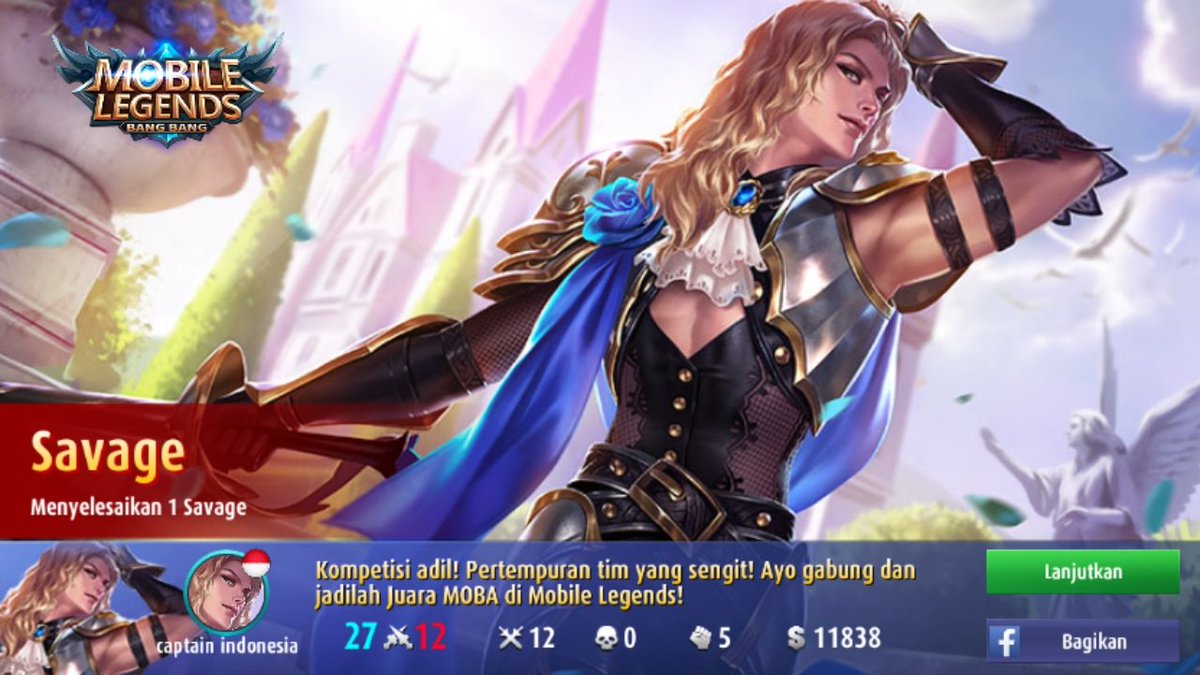 indoderby's tweet photo. @MobileLegendIna nyombong dikit pake hero baru. Wkwkw.. https://t.co/EEtE8Zwd3j