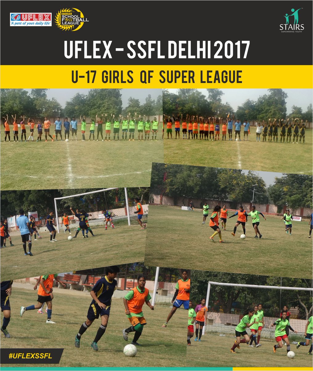 UflexKheloDilli's tweet photo. #UflexSSFL Delhi 2017: Match of R. K. Puram New Delhi U-17 GIRLS QF Super League held on 28-Oct-2017 #Football #RightToPlay https://t.co/LPxf4v0jqN