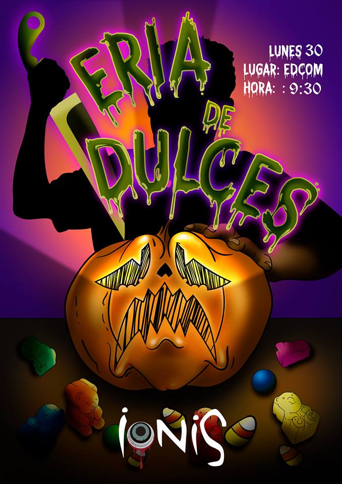 IONIS_clubfx's tweet photo. ¡FERIA DE DULCES!
30 de Octubre en @edcom50.
Encontraras tortas, trufas, gomitas, chocolates y más, ¡Te esperamos! @espol #EDCOM #IonisClub https://t.co/cM6nP3054x