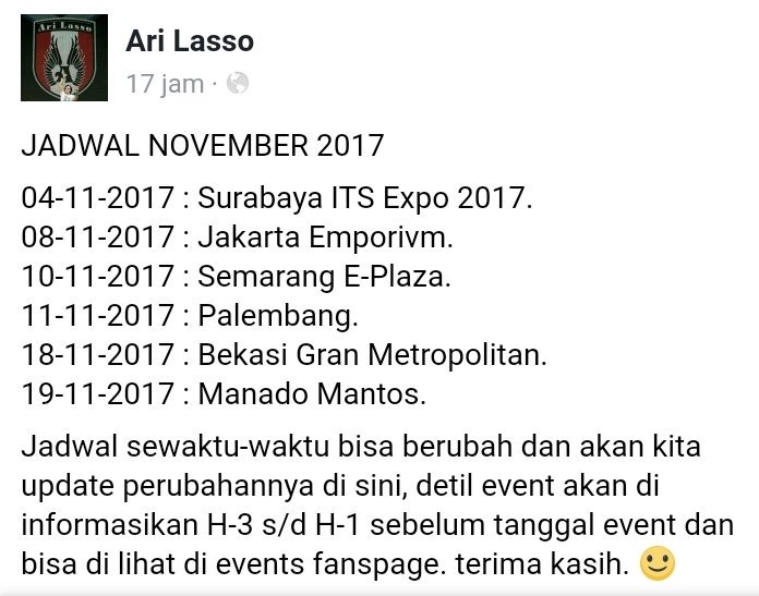Goodfelass_'s tweet photo. @Rita_Hardjono @Ari_lasso 18 - 11 Ya! https://t.co/wX8kEisaGE