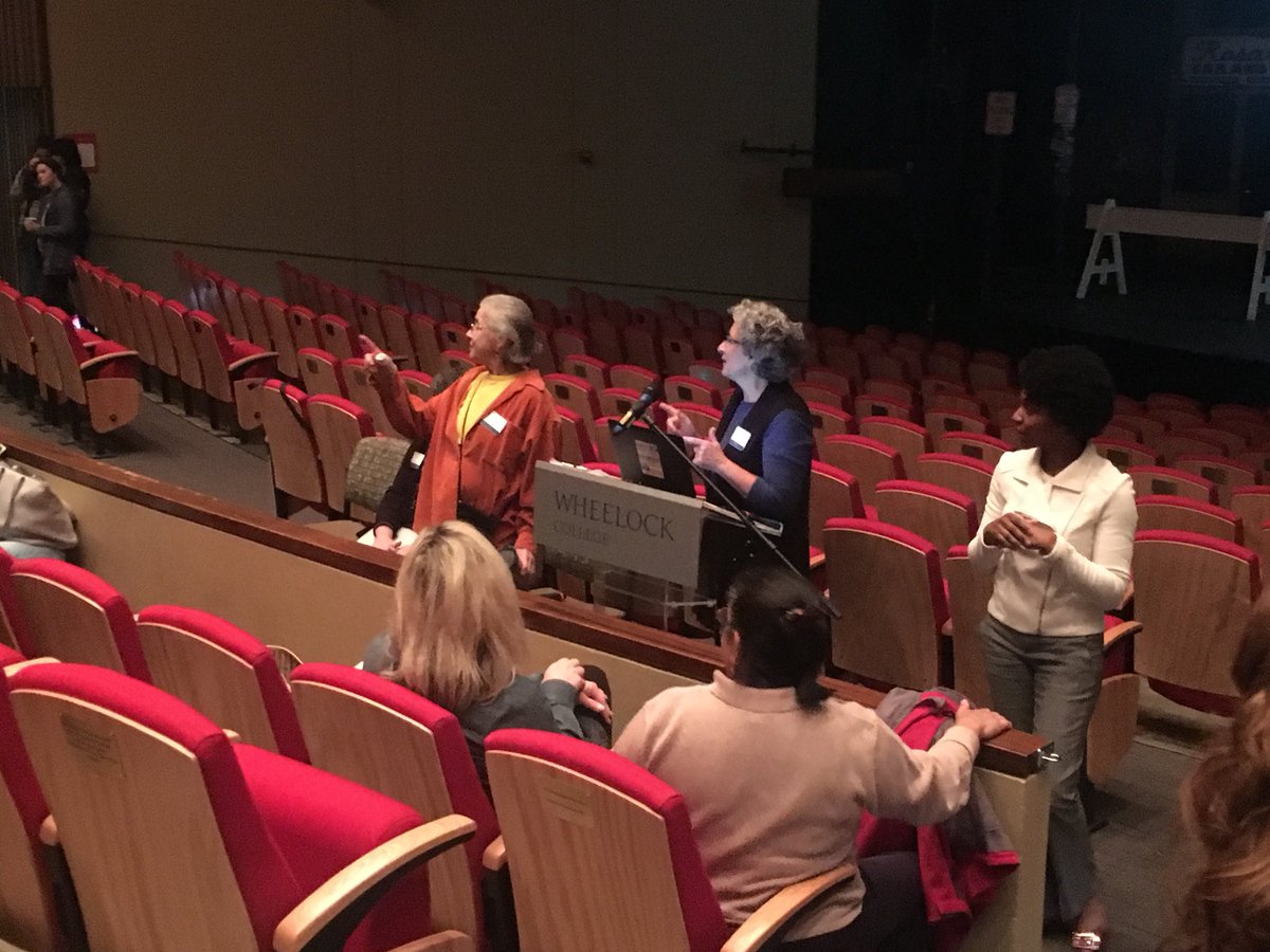 teacherlearns1's tweet photo. Thanks so much to the organizers of the #wheelockcuriosityconf! Truly a wonderful day spent #messingabout with materials, ideas, and spaces! https://t.co/G5EwDZeYPA