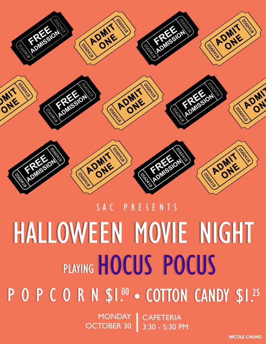 AYJacksonSAC's tweet photo. MOVIE NIGHT TODAY AFTER SCHOOL! see u there! https://t.co/wgMzLz0lDE