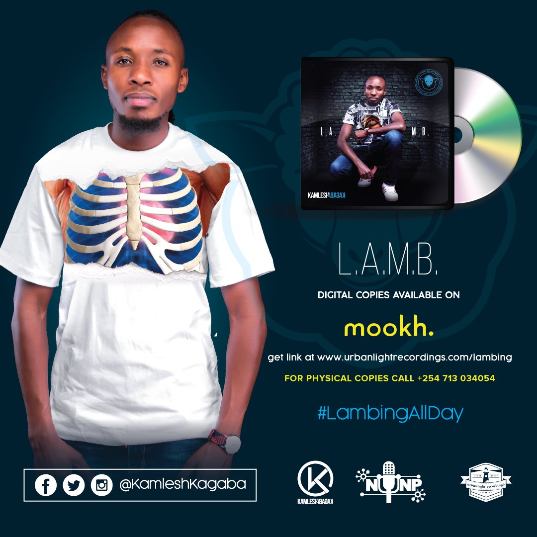 UrbanlightJeshi's tweet photo. @KamleshKagaba's 3rd album is out! L.A.M.B. Buy now at https://t.co/S7uB7nKLA9 @patrickirvine99 @collykamili @wekesa_chrib @abel_misfit https://t.co/mOmJuoG8pl