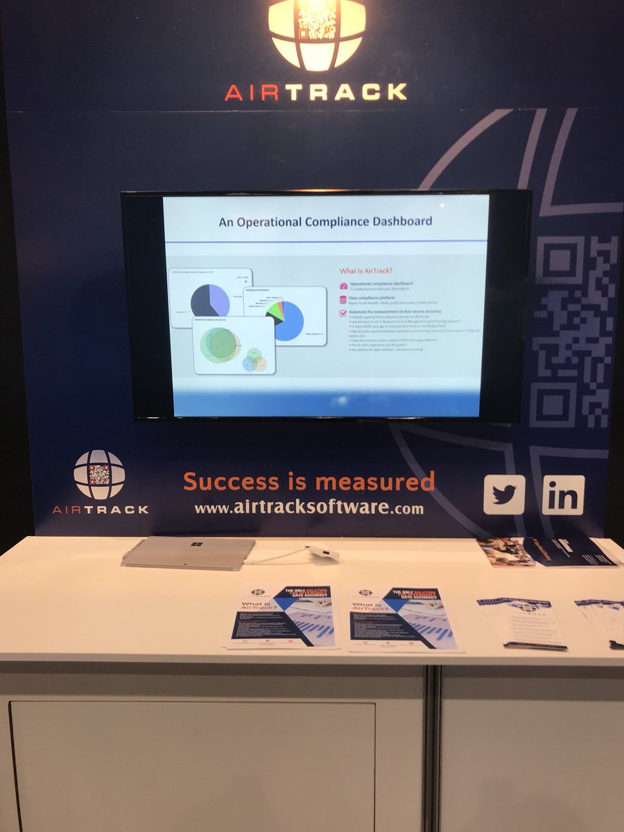 AssetMgtMike's tweet photo. Heading to #GartnerSYM? Swing past the @airtracksw stand to get the low down on the importance of IT data quality. https://t.co/gc3yJ4bqz3