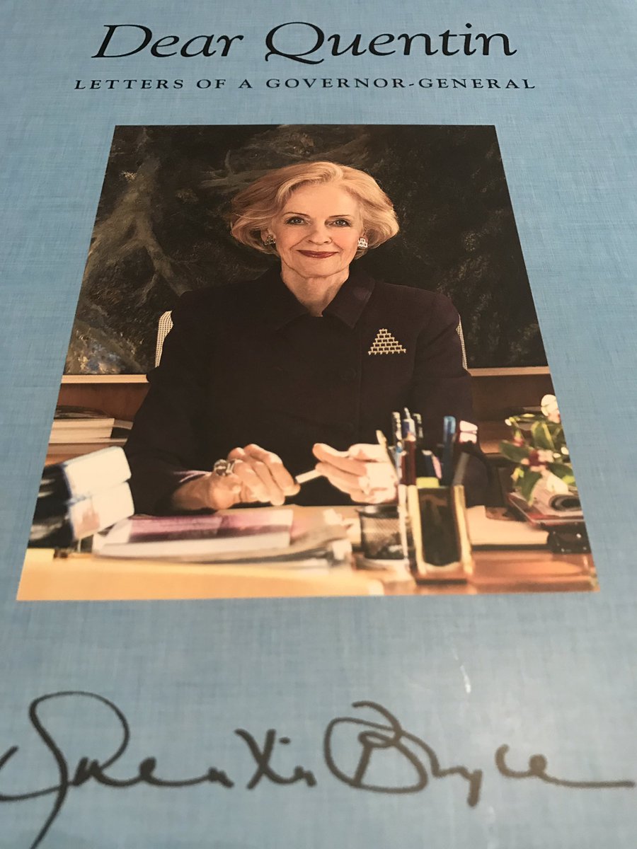 TraceySpicer's tweet photo. Oh wow @QUTAlumni thank you so much for this beautiful gift. I love Quentin Bryce. #qutlpf https://t.co/LVQXsaJDqB