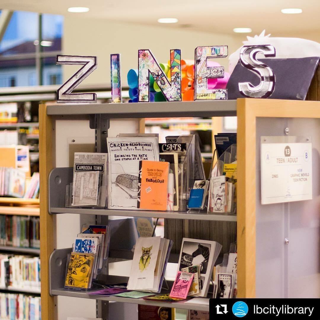 DJZibaZ's tweet image. 😻 I spy some #ZebraPizzaZine in there! #LAPLzinelibrary 💖s #LBPLzinelibrary!