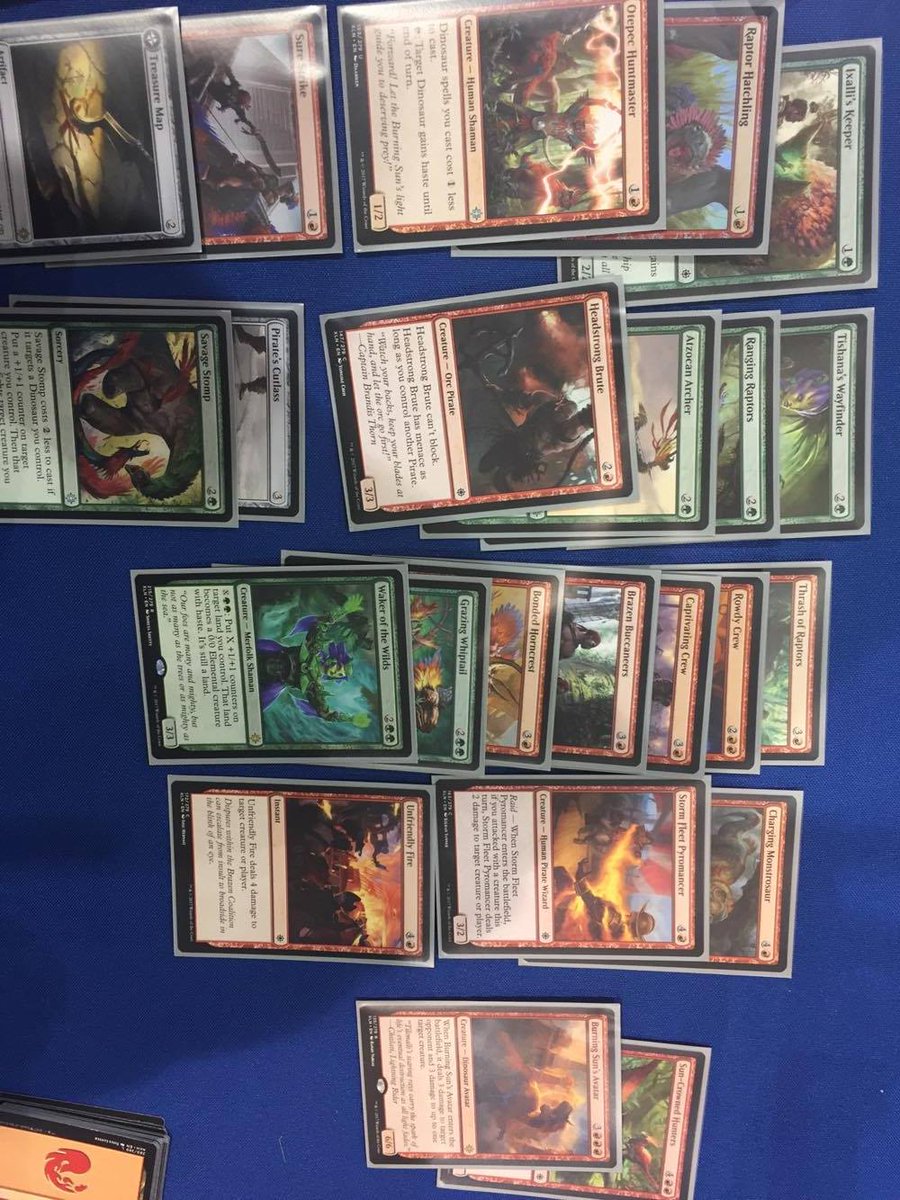 Seventunafive's tweet photo. Sealed deck G/R stuff 0-1 8-0. #deckpicks https://t.co/0gGdzIDUJL
