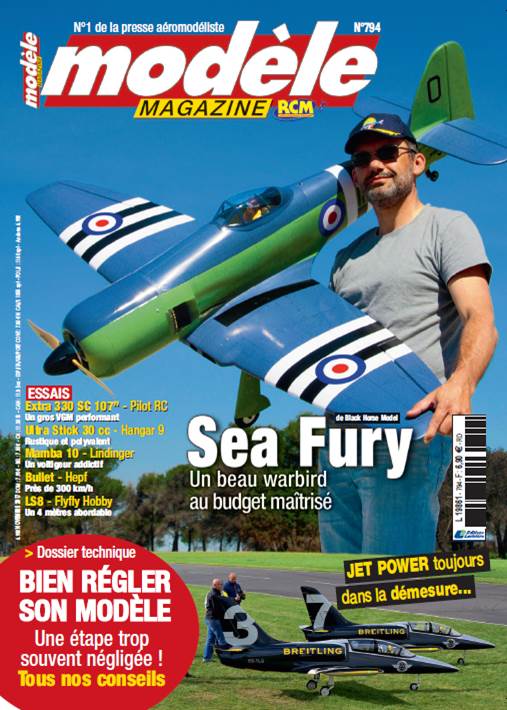 LariviereDiff's tweet image. Ce mois-ci #ModeleMagazine, la référence de la presse d' #aeromodelisme, consacre son numéro au #Hawker #SeaFury. Dès le 31/10 en linéaire.
