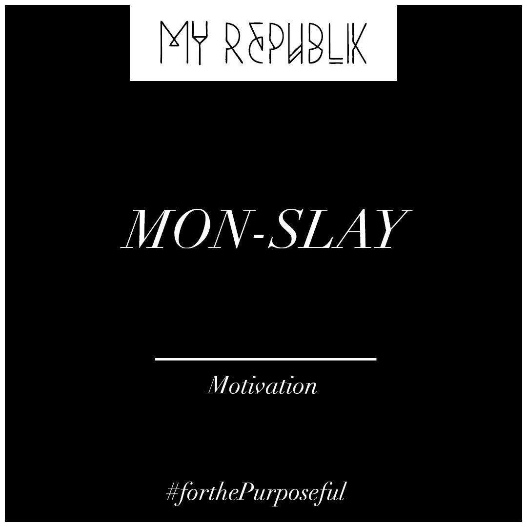 TGIM! Great morning Citizens! It may be cloudy out, but we hope you're all ready to get your #Monslay on! ☁️💪🏽 #ForThePurposeful