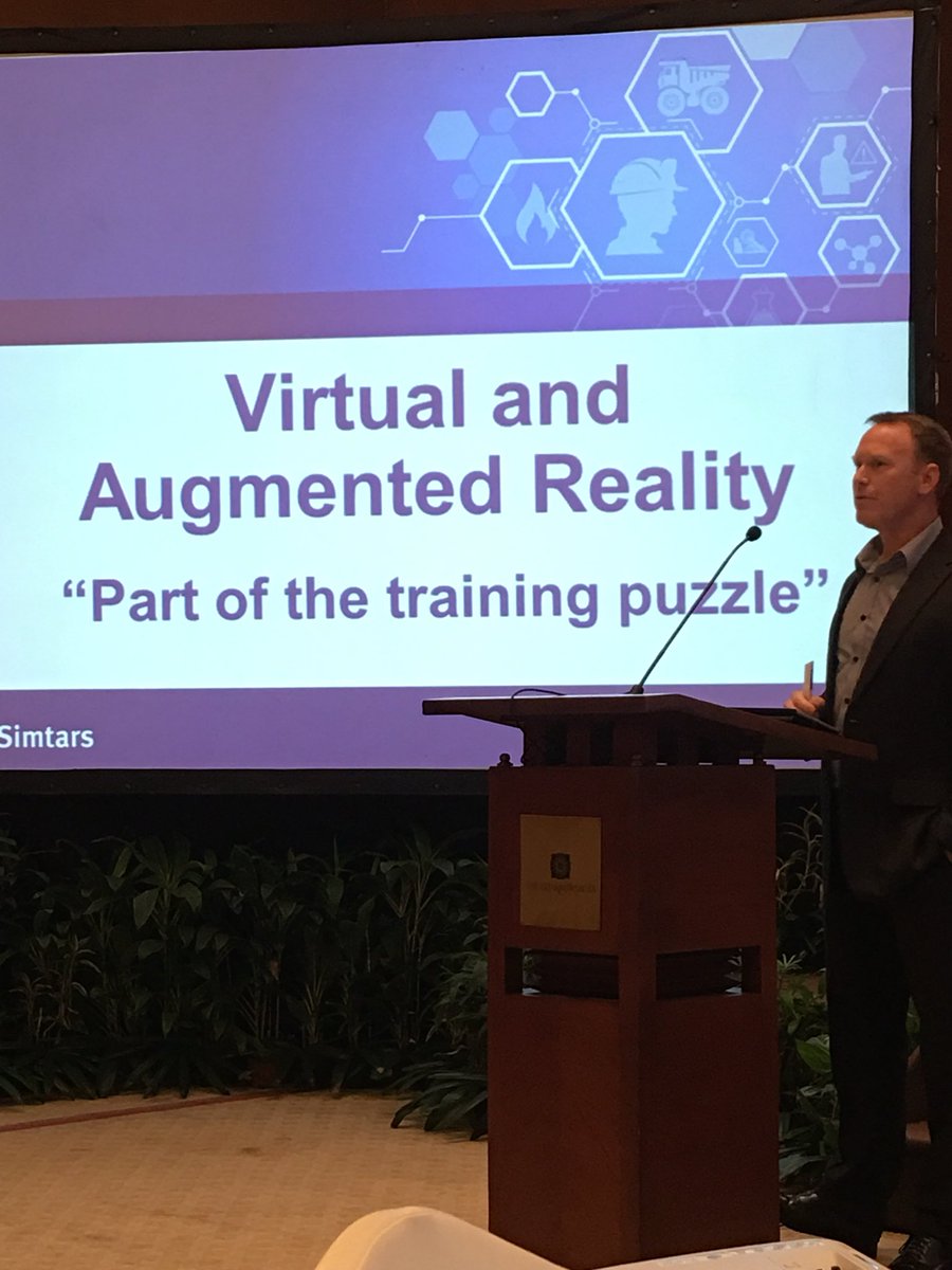 JChapmanTAFE's tweet photo. David Phipps discussing Virtual and Augmented Reality. #skillsdev2017 https://t.co/dttsSdCVHx