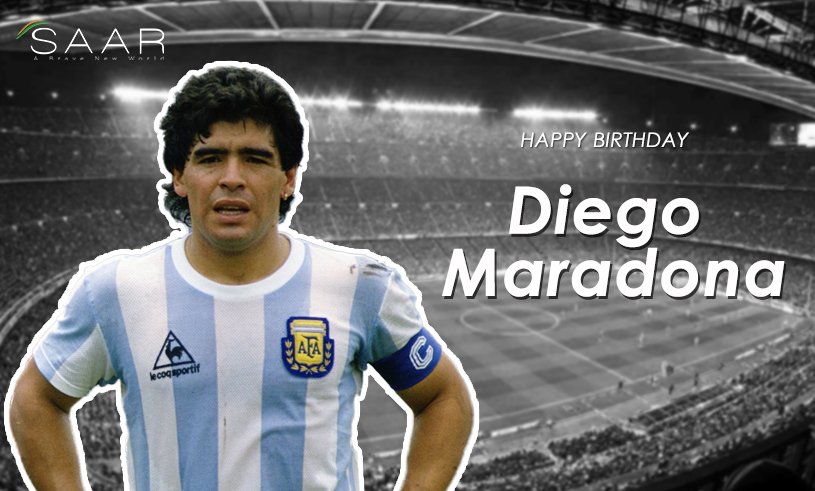 Happy birthday to  Diego Armando Maradona. 
