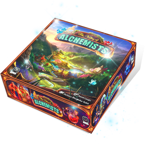 Now The Valley of Alchemists will look even better! Now we have the UV coating cover. Campaign here: kck.st/2yXbQoc #creativemaker