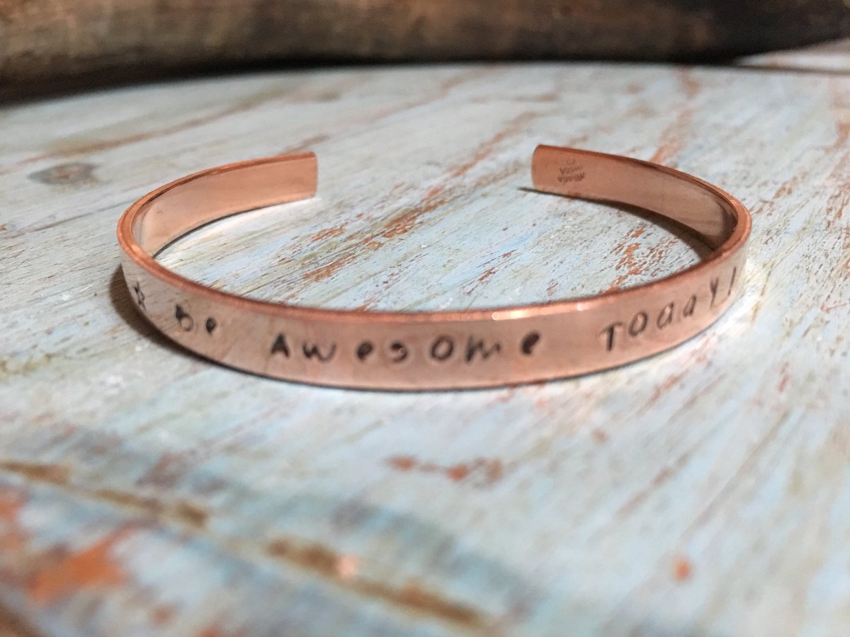 enjoymyjewels's tweet image. #BeAwesomeToday is 1 van de mooie quotes op onze #CuffBangles @enjoymyjewels