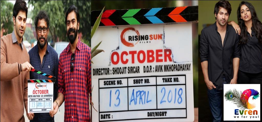 #VarunDhawan's #October to release on 13th April, 2018 #ShoojitSircar's #RisingSunFilms production, written by #JuhiChaturvedi #BanitaSandhu
